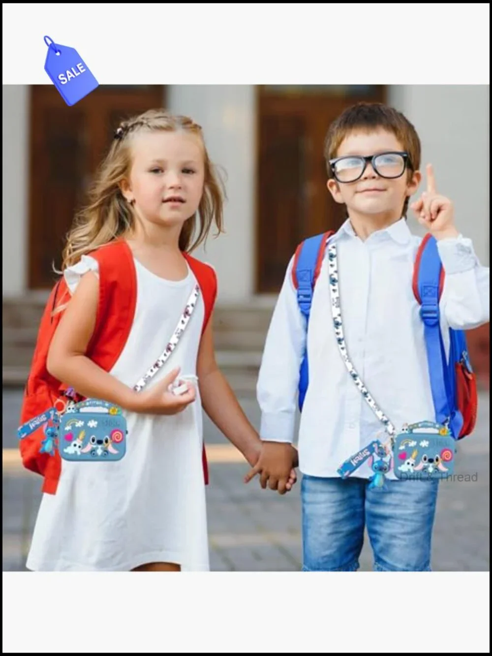 Silicone Crossbody Bag with Adjustable Strap, Coin Pouch & Wallet for Teens